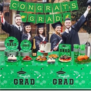Green Graduation🎓Party🎉Decorations & Supplies (Serve24)